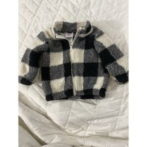 Ricky's Ltd 12m Buffalo Plaid Fuzzy Jacket